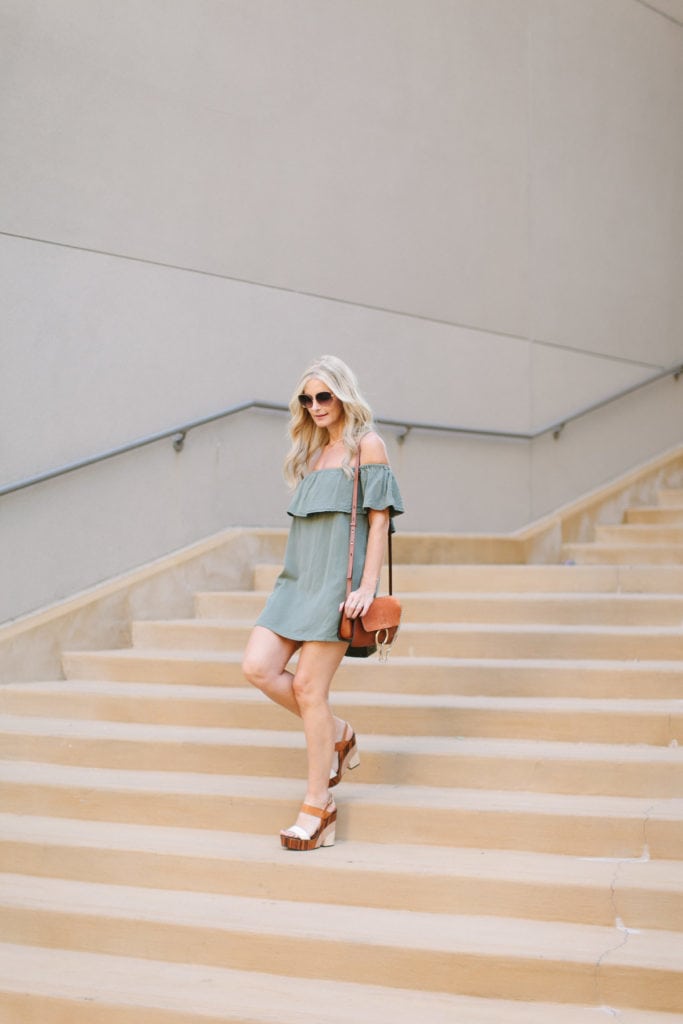 topshop off the shoulder dress 5