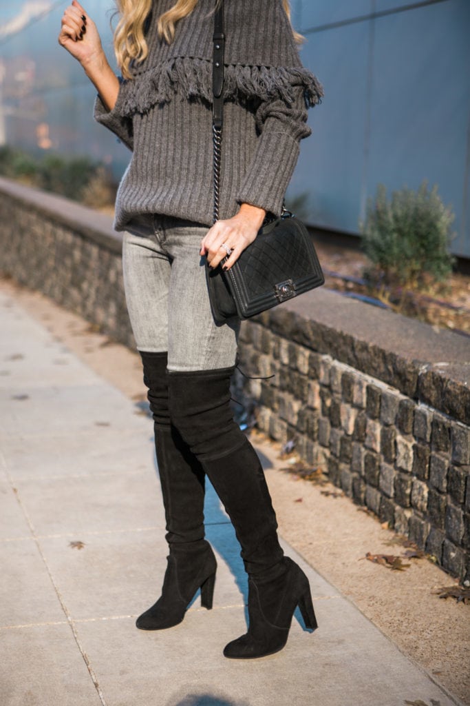 Stuart Weitzman black Over the knee boots 2