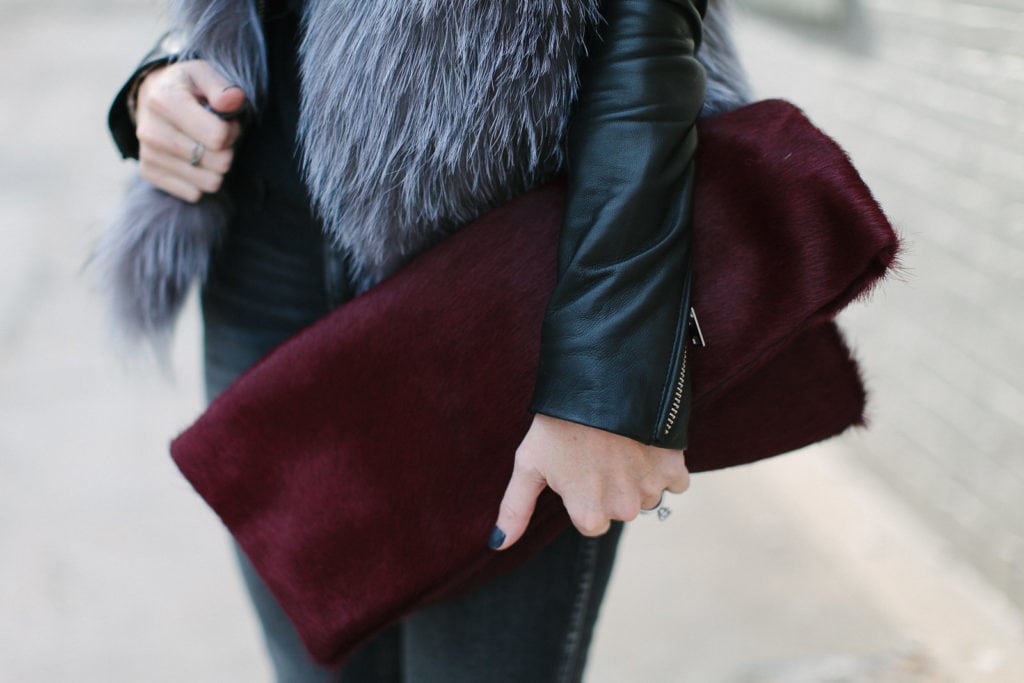 Allison Mitchell burgundy clutch 4