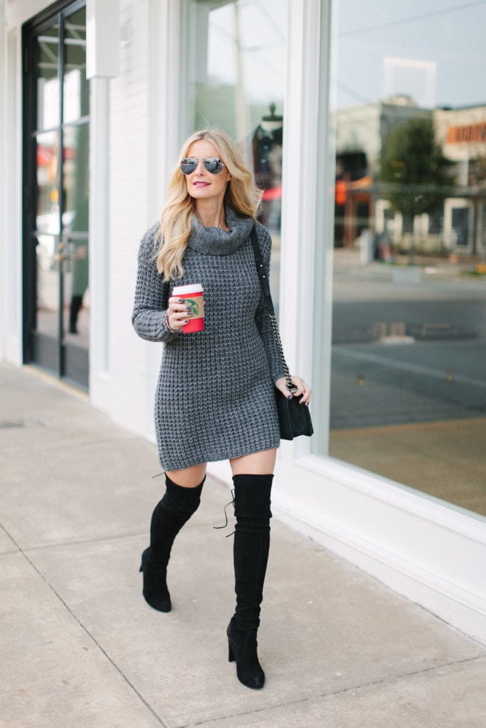 gray sweater dress 4