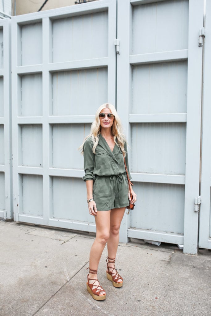 Lou and Grey Utility Romper 