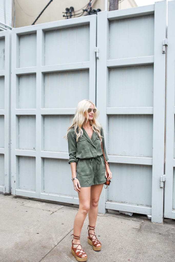 Lou and Grey Utility Romper 