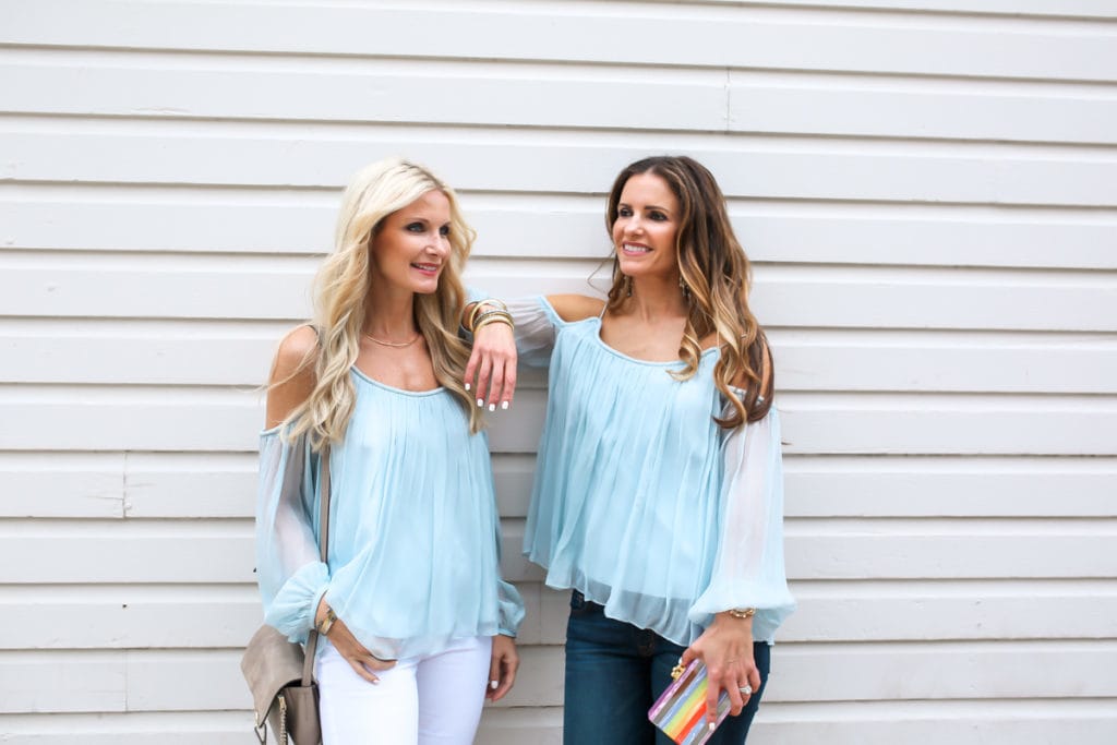 Elizabeth and James Cold Shoulder Top 