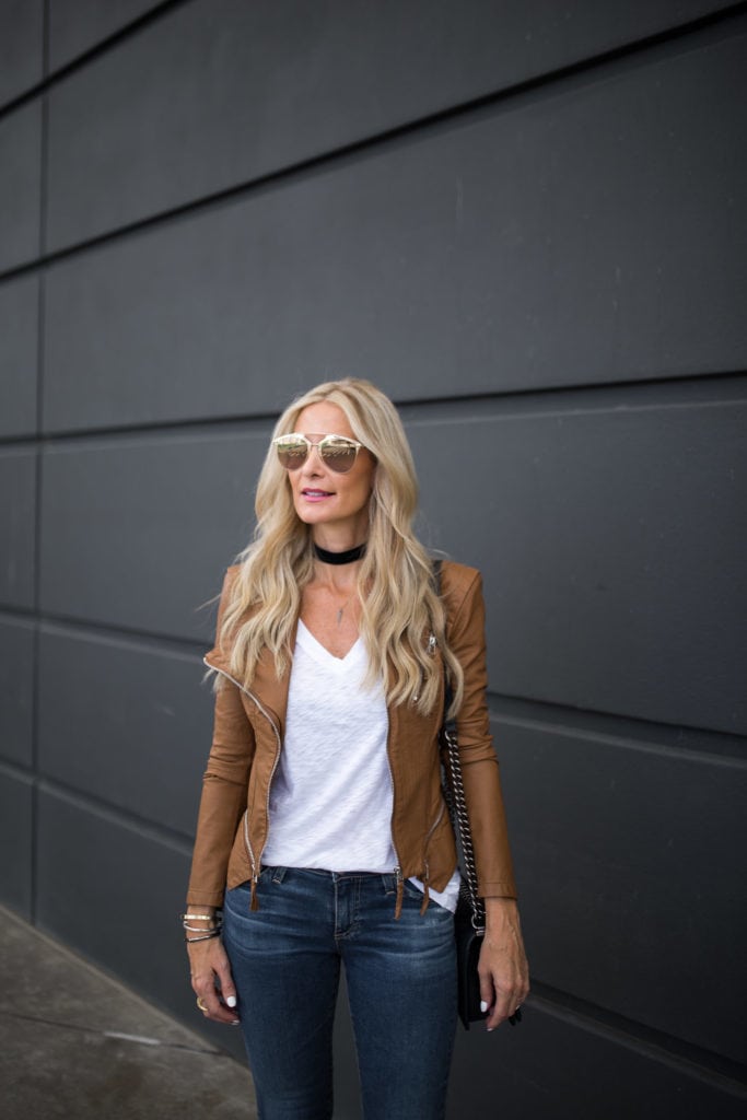 BlankNYC Jacket, Dallas Style Blogger, Black Choker 
