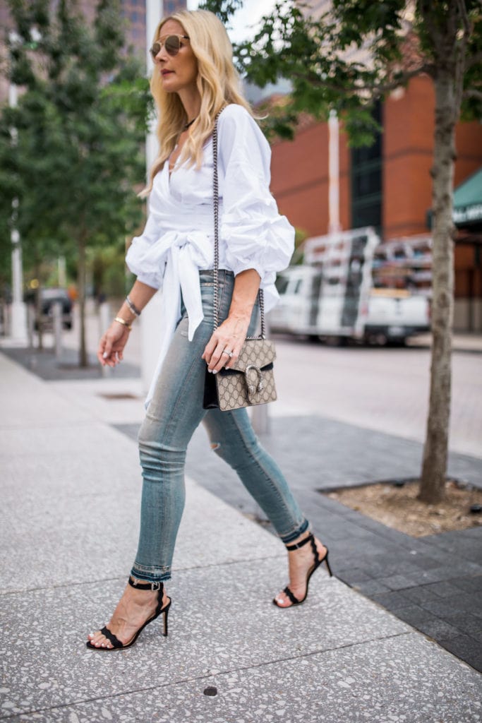Dallas Fashion Blogger, Heather Anderson, Cropped Denim