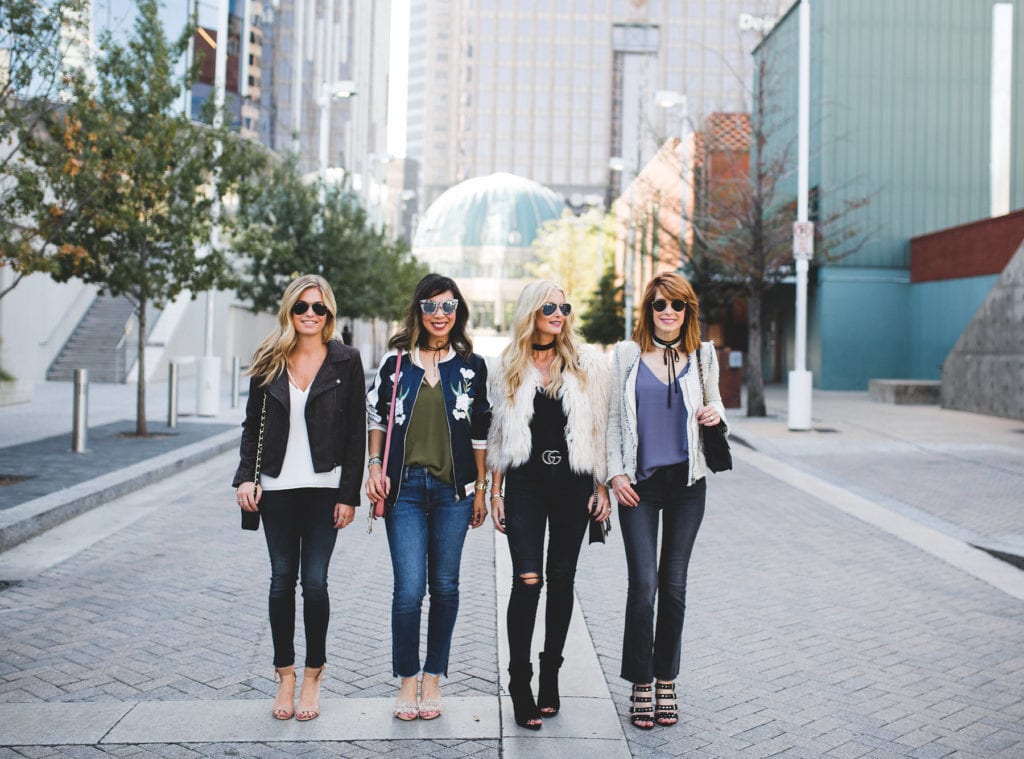 Mother denim faux fur jacket, Chic at Every Age, Heather Anderson