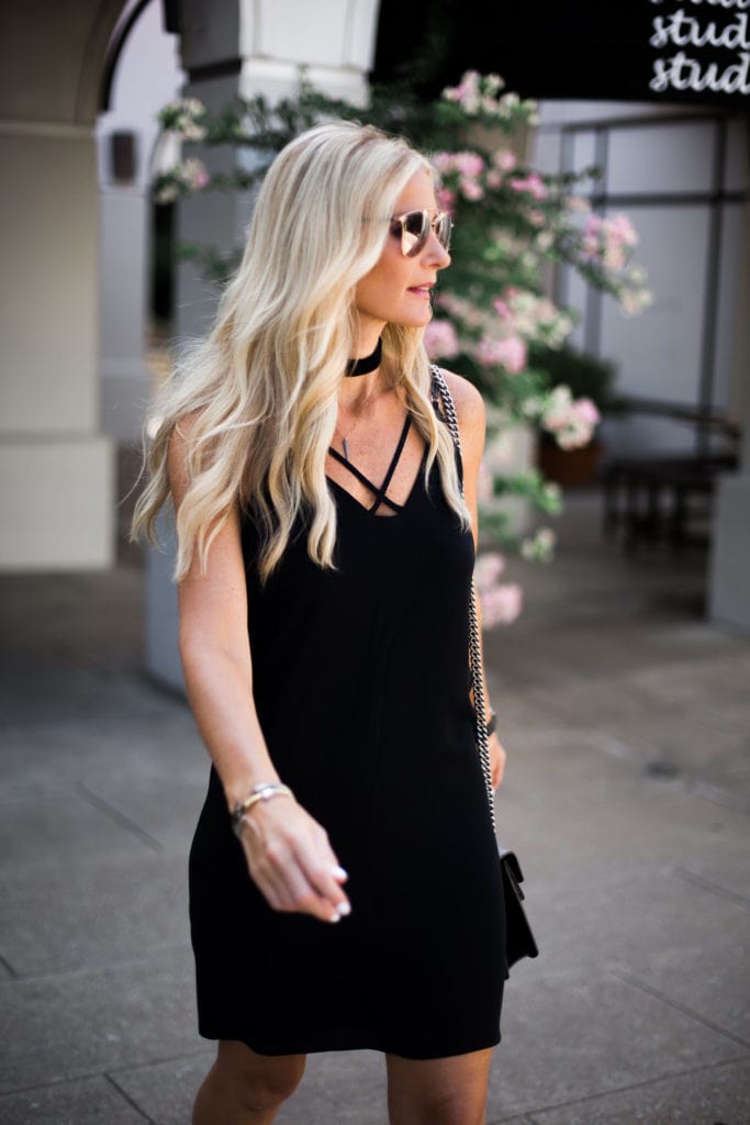 Black Slip Dress, Heather Anderson, Dallas Style Blogger