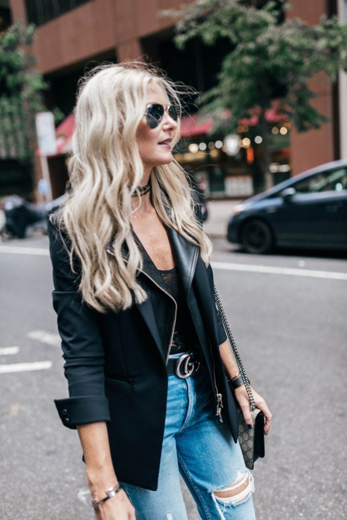 Heather Anderson, Dallas Style Blogger, Black Veronica Beard Blazer