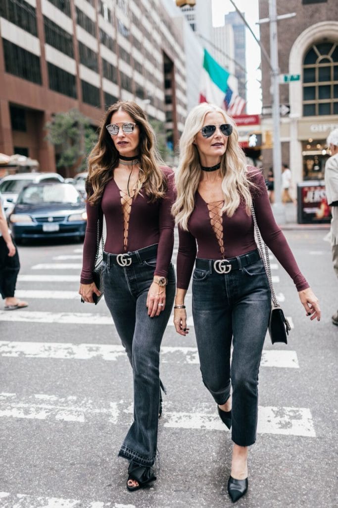 Lace up Bodysuit, Heather Anderson, Dallas Fashion Blogger, NYFW
