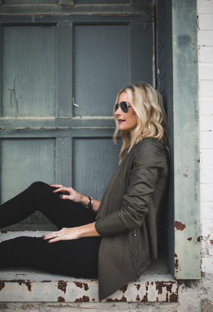 Olive Green Cardigan