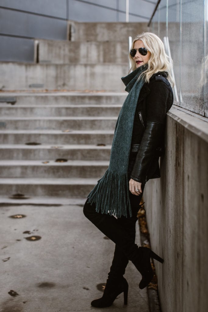 Shearling Moto Jacket 