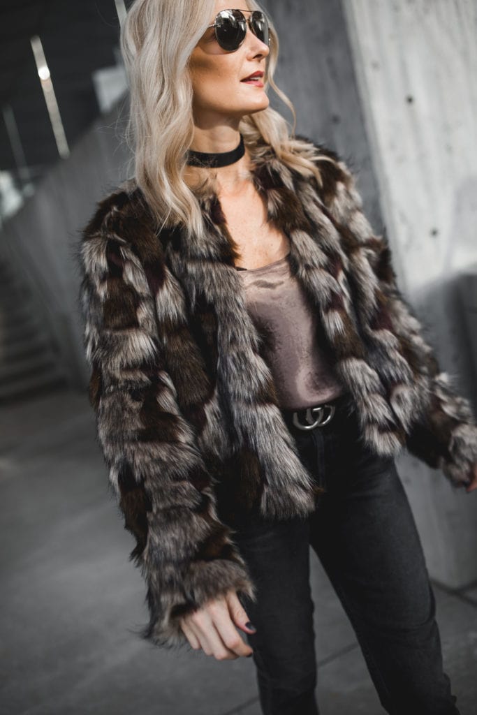 Faux Fur Jacket 