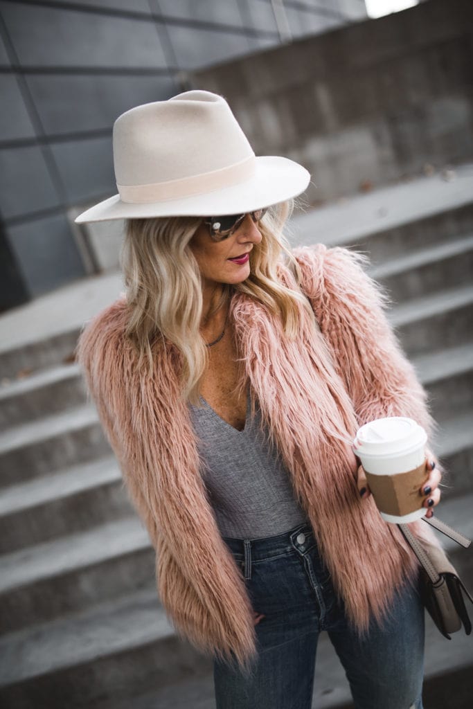 Faux Fur Jacket 