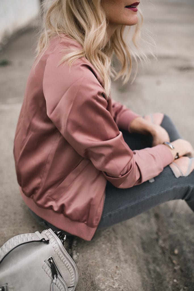 Pink Bomber Jacket 