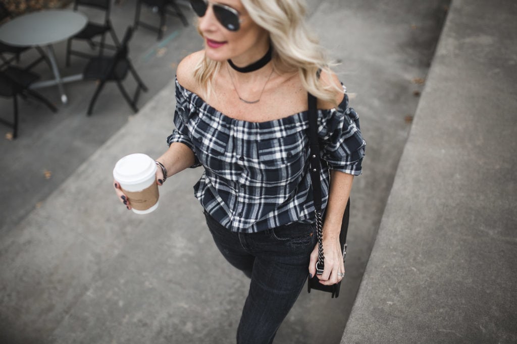 plaid-off-the-shoulder-top-1
