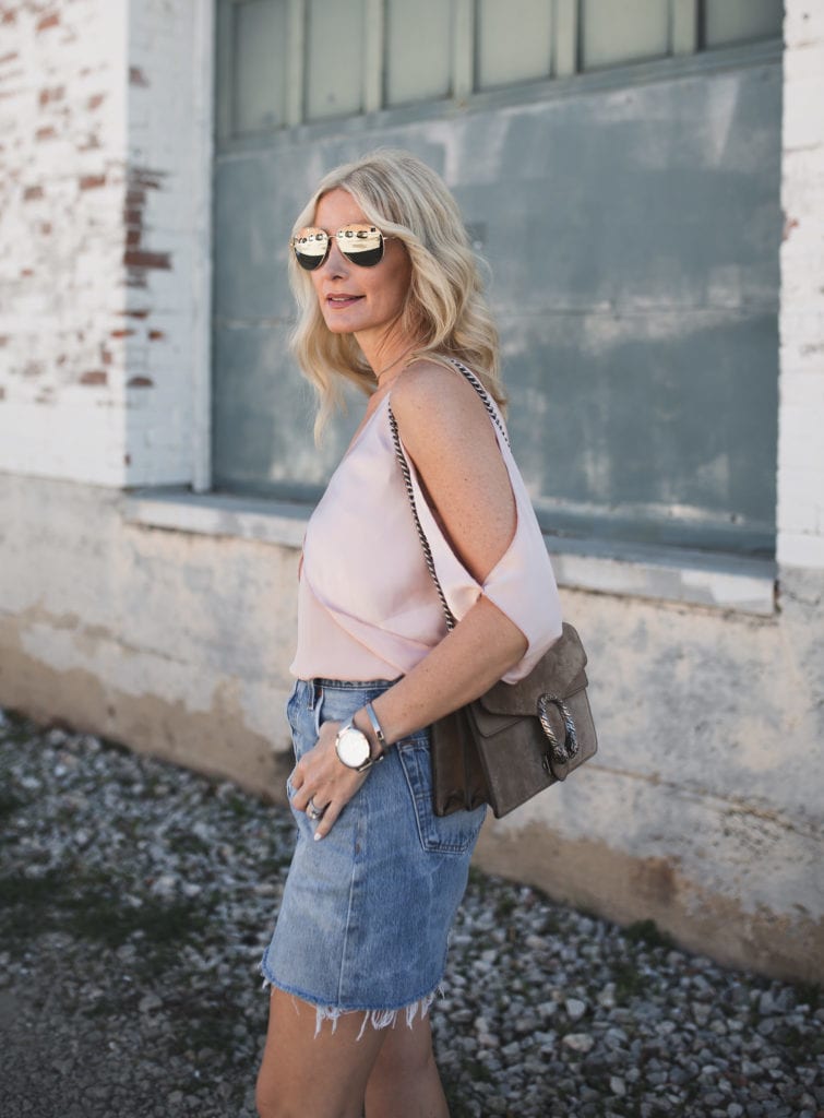 Bailey 44 Cold Shoulder Top