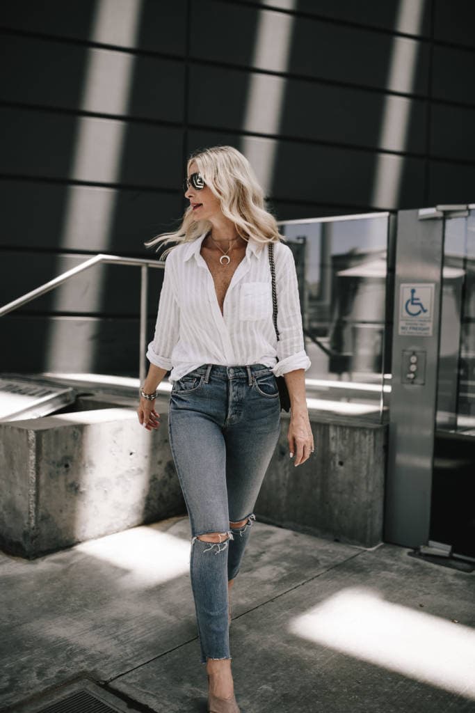 Rails White Button Down