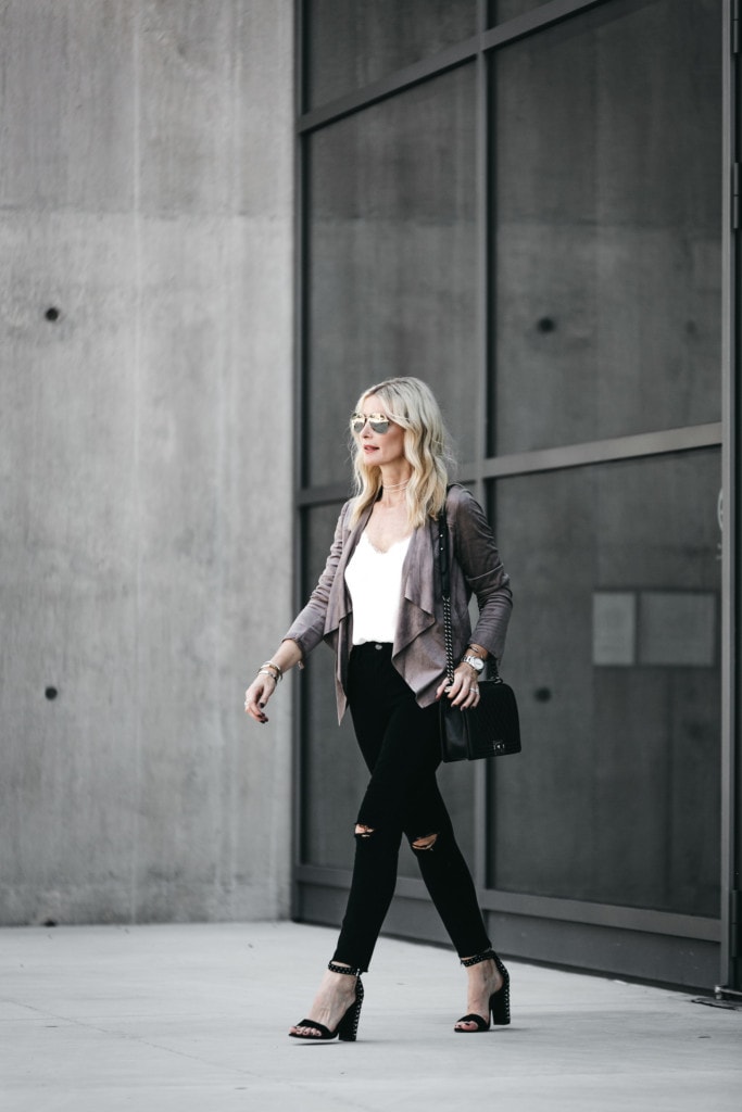 Tan Faux Suede Jacket 