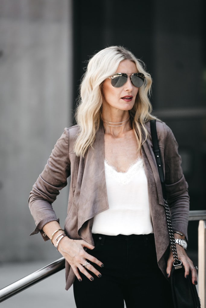 Faux Suede Jacket 
