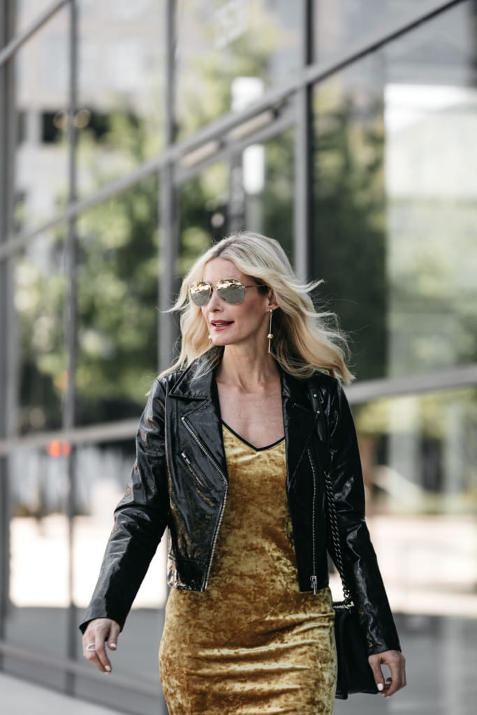 Veda Black Leather Jacket