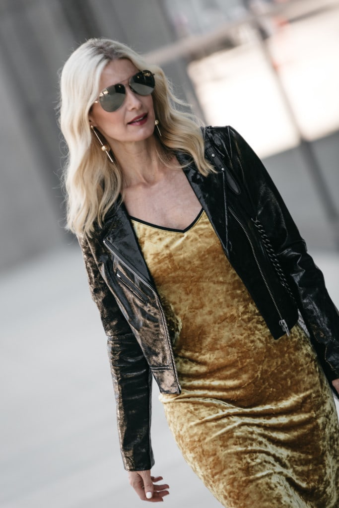 Veda Black Leather Jacket