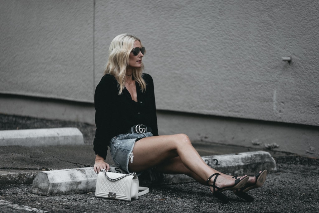 Agolde cut offs