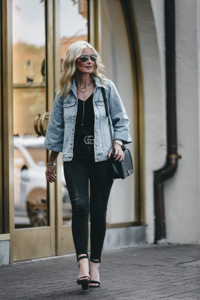 Over sized jean jacket 