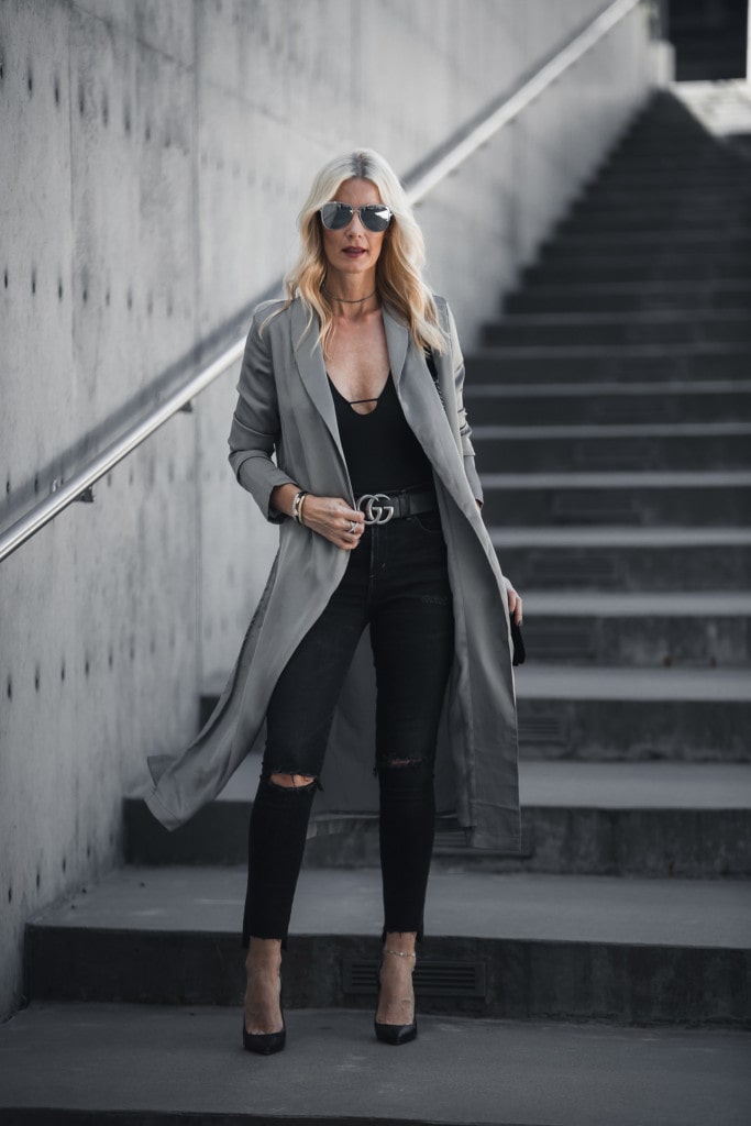 Free People Black Bodysuit 