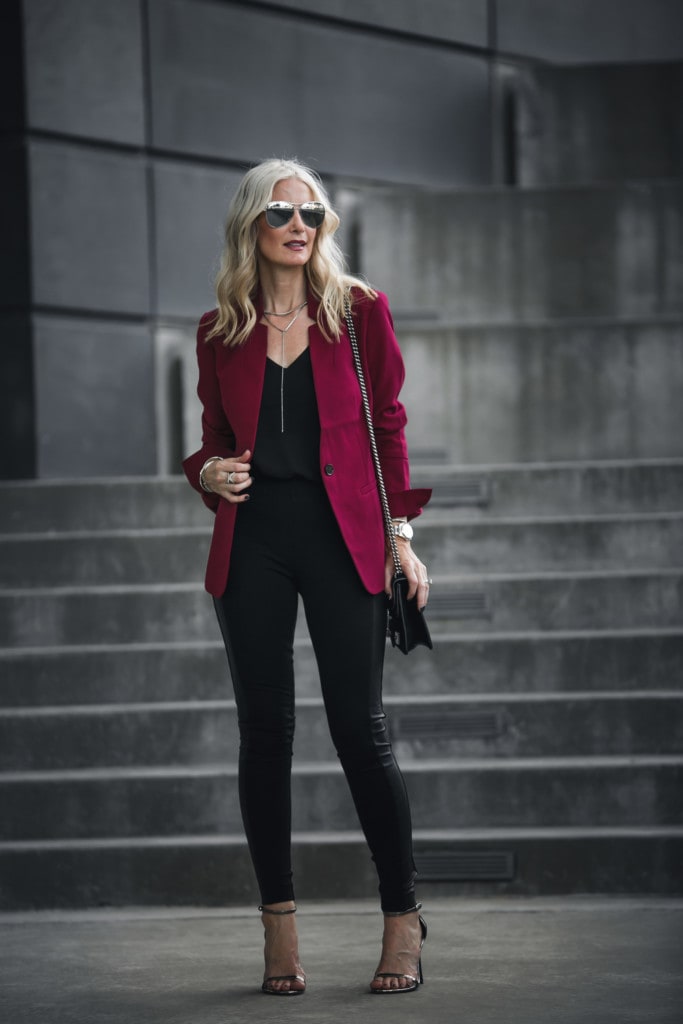 Black Leather Leggings