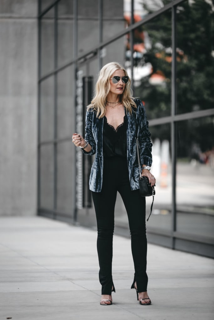 Velvet Blazer / Majorelle Blue Velvet Blazer from Revolve