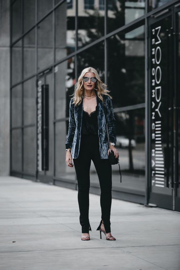 Majorelle Blue Velvet Blazer 