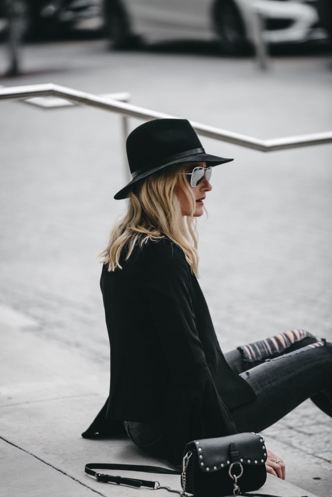 Black Rag and Bone Fedora
