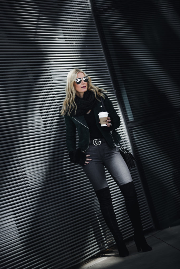 Black Infinity Scarf