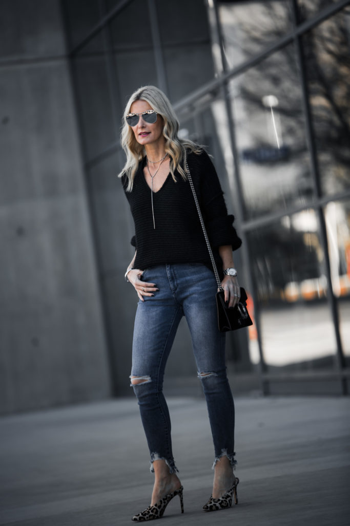 Over Sized Black Sweater 