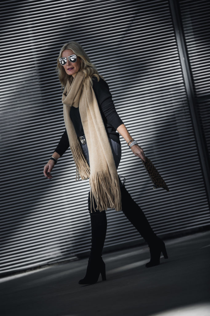 Free People Camel Scarf