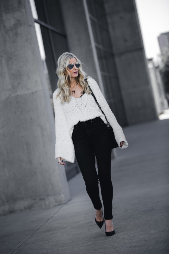 Free People White Sweater