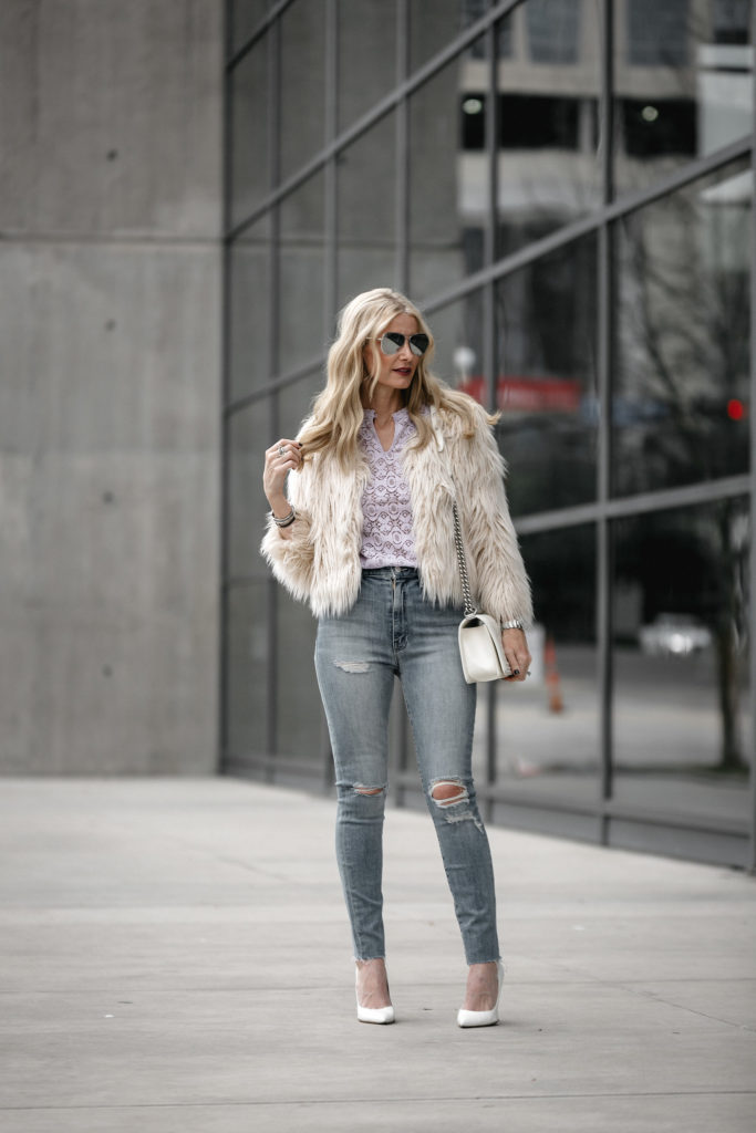 Dallas Style Blog, Heather Anderson, Spring Lace Top, Chanel Boy Bag