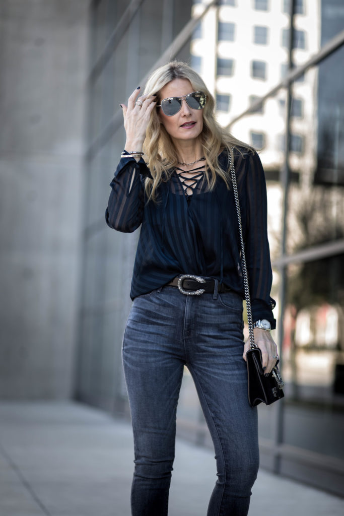Lace Up Top