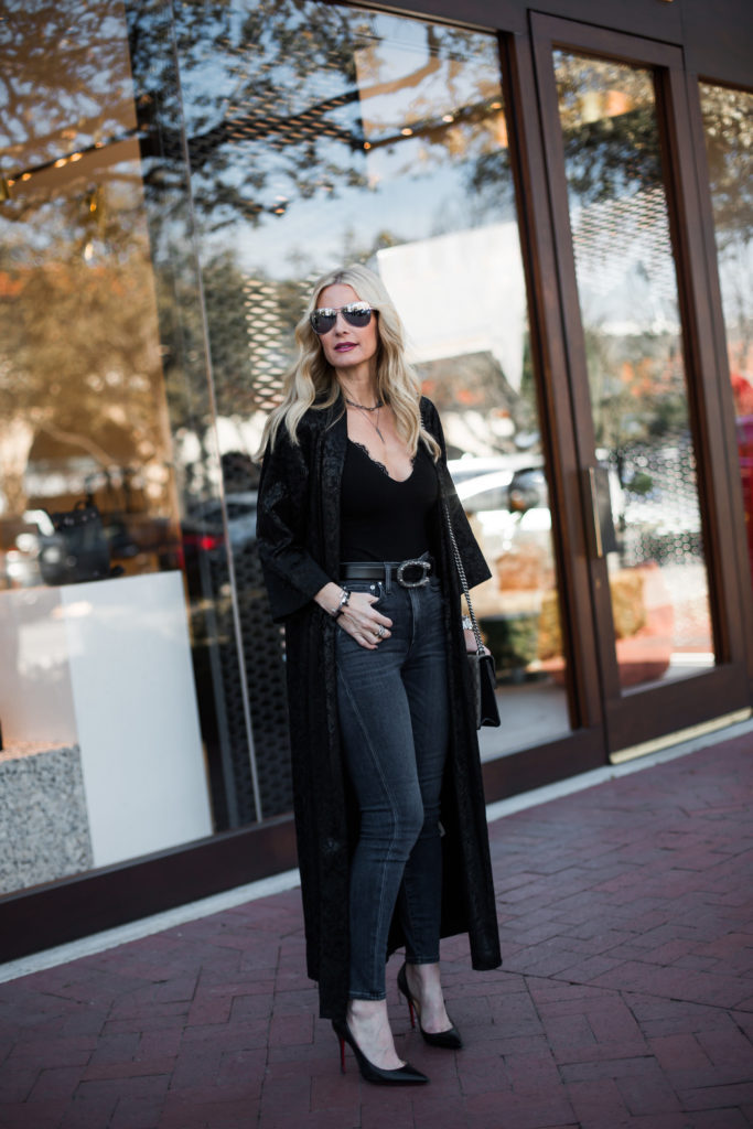 Gucci Belt, Black Kimono Outfit, Heather Anderson