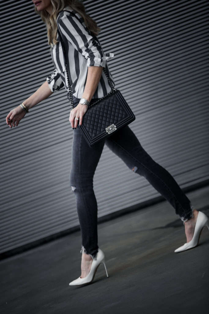 White Pumps, Chanel Boy Bag, Style Blogger