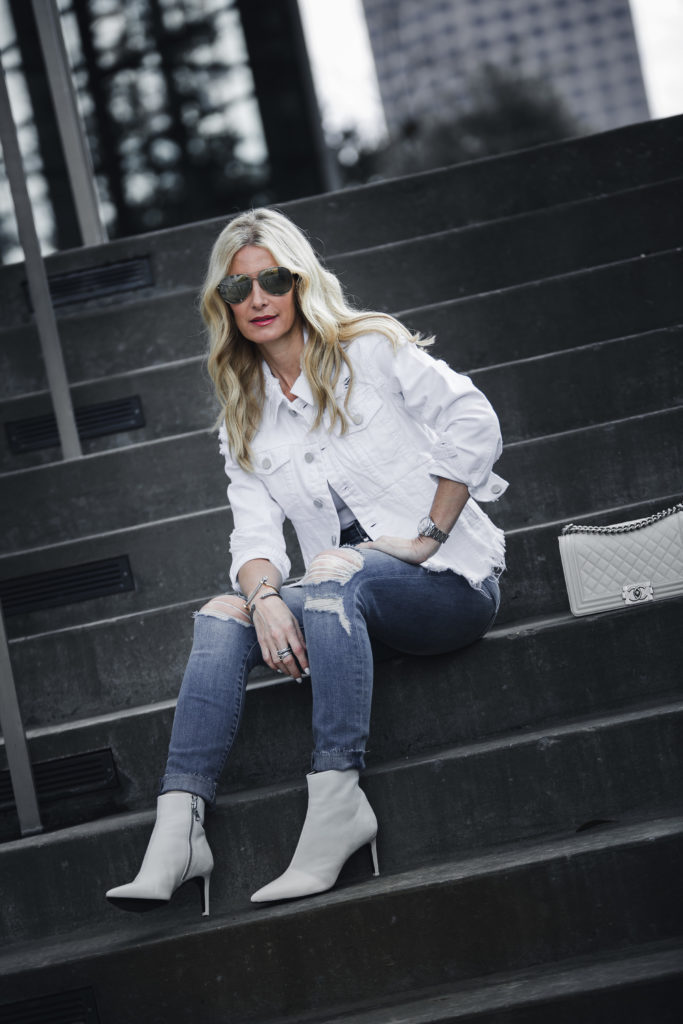 Rag and Bone White Booties, Dallas Fashion Blogger, Style Blogger