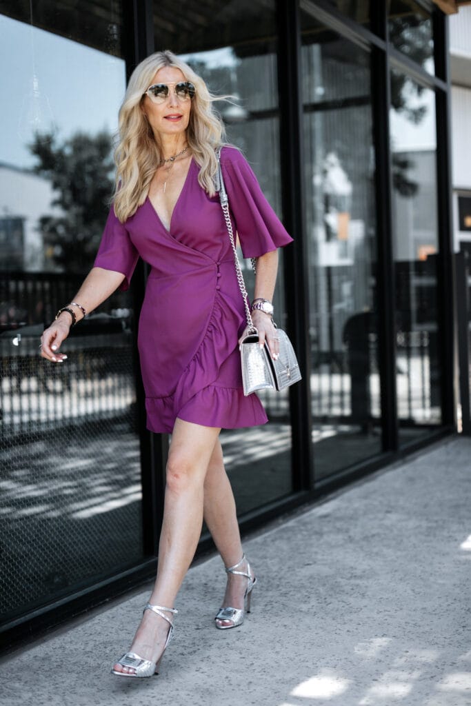 Veronica Beard Heels and Dior handbag