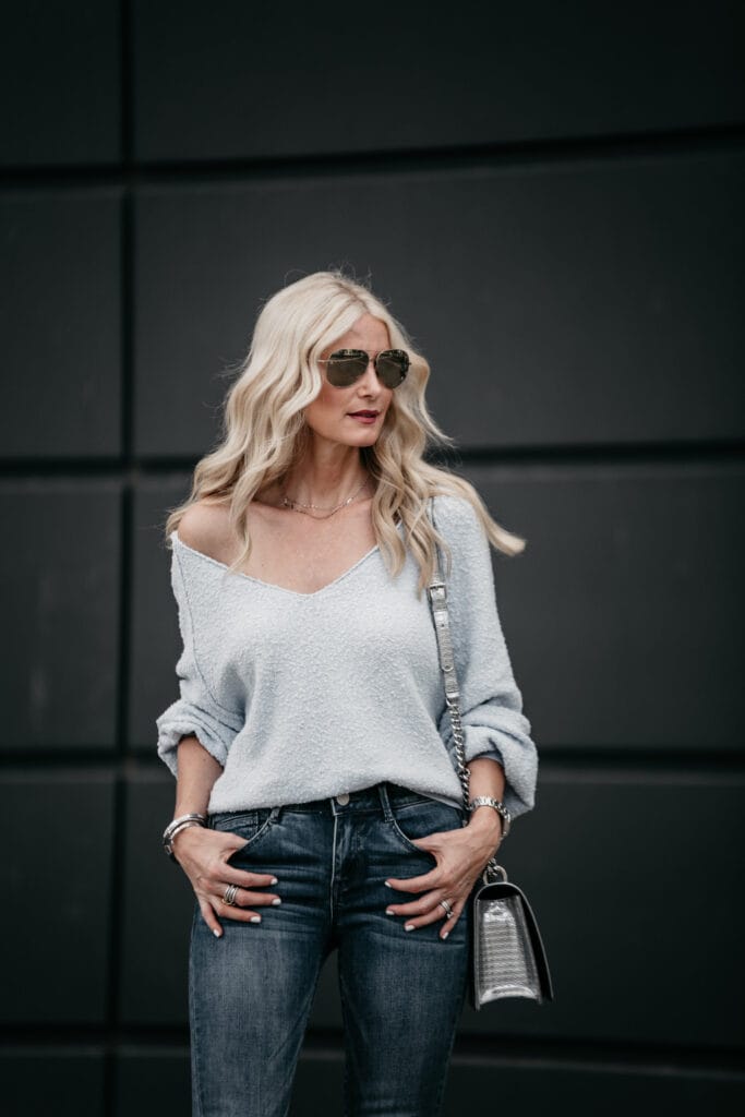 Off the shoulder sweater part of the Nordstrom Anniversary Sale