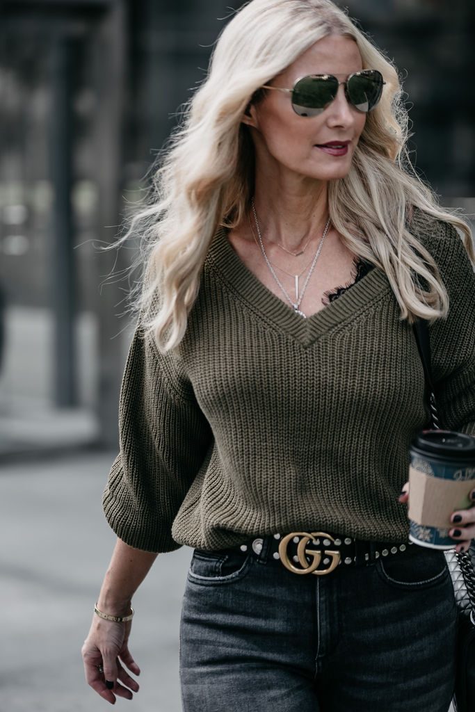 Anine Bing bra on Dallas style blogger 