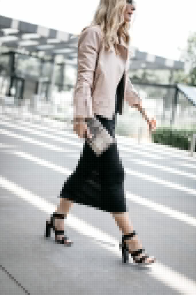 How to wear a chic moto jacket in Dallas, TX