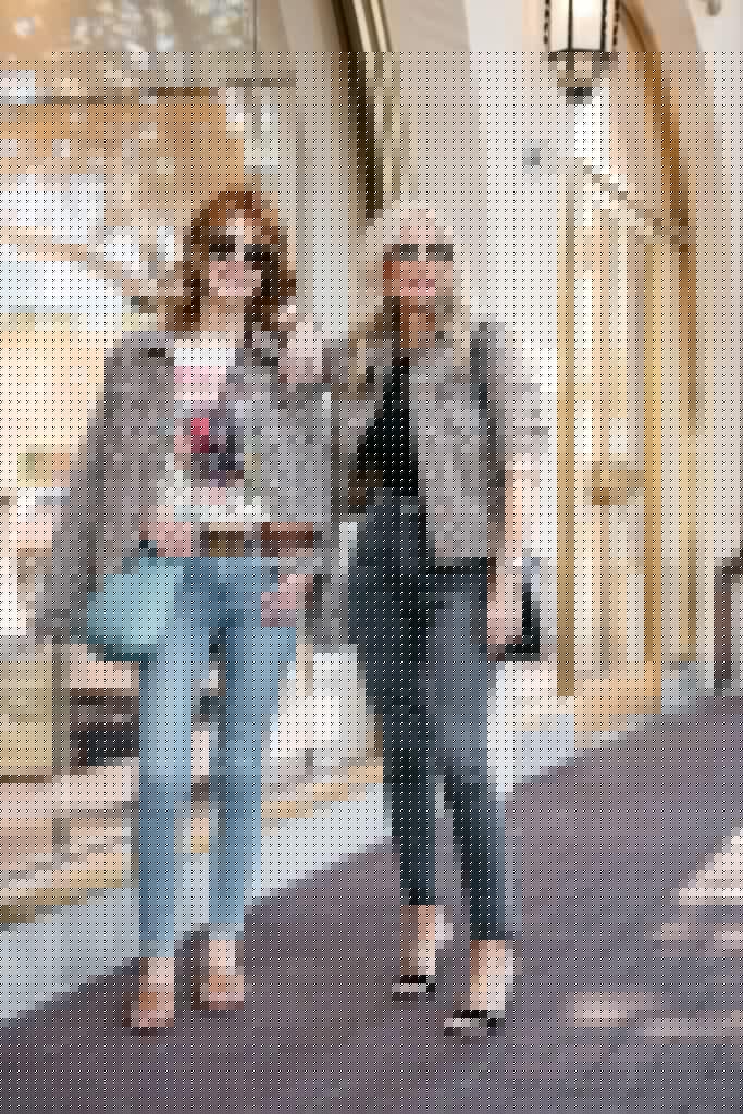 Dallas blogger wearing a leopard denim jacket 