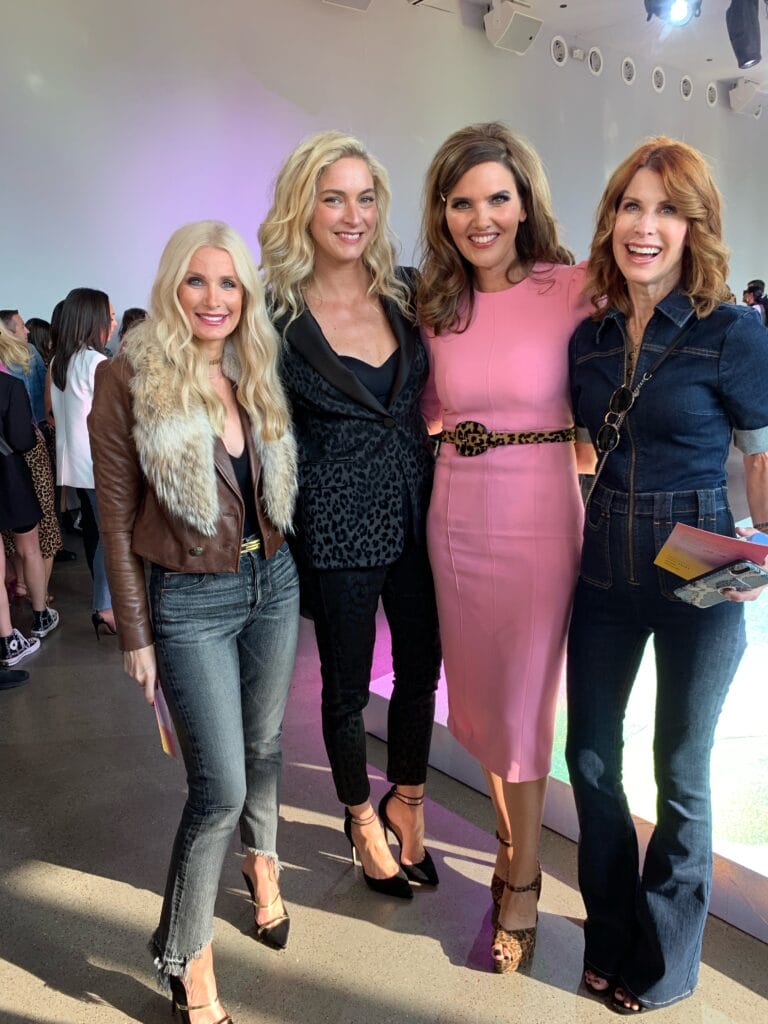 Dallas influencers at the Veronica Beard fashion show 