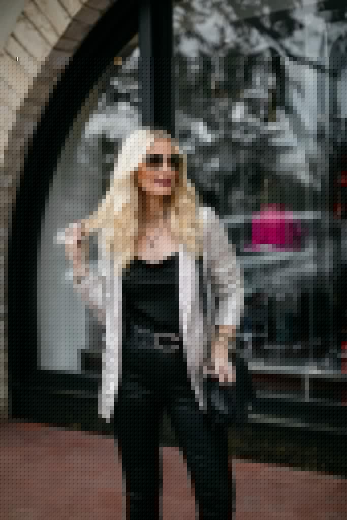 How to wear a sequin blazer on NYE