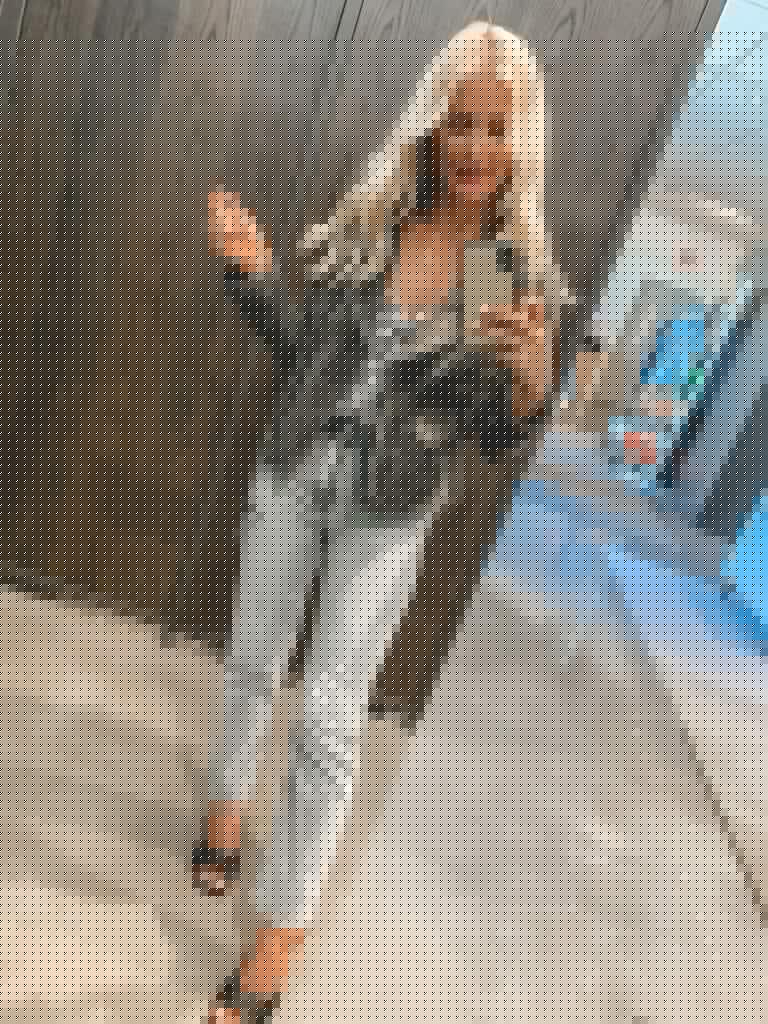 Dallas blogger wearing a moto jacket