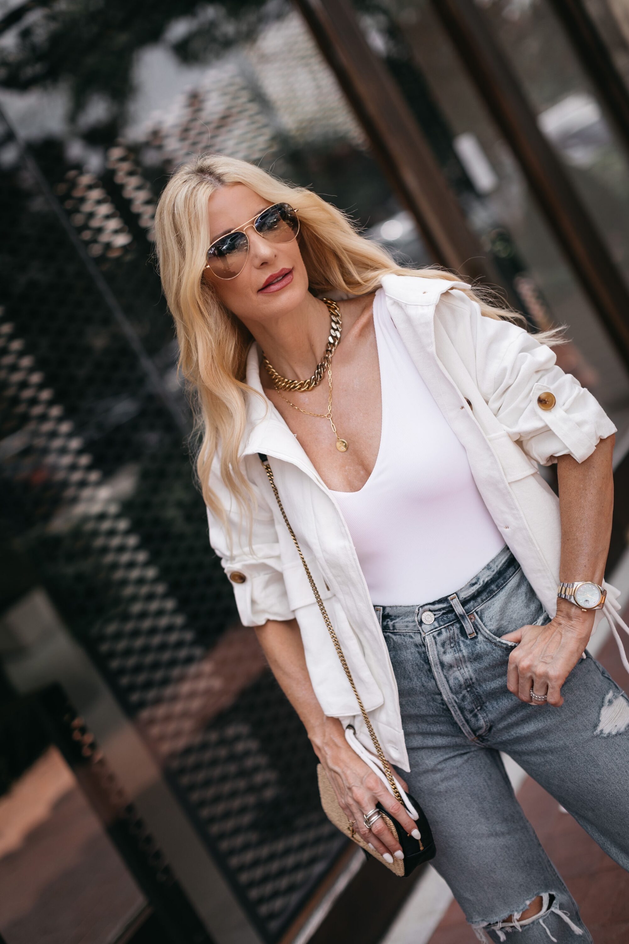 Dallas fashion blogger wearing summer wardrobe essentials